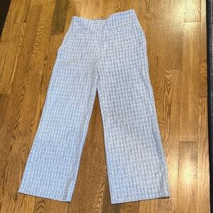 Cider Blue Textured Pants